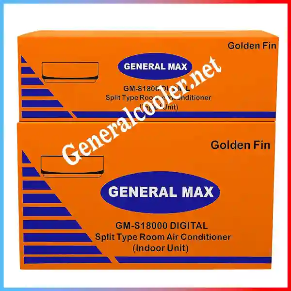کولر-گازی-جنرال-مکس-18000-دیجیتال-طلایی-GM-S18000-DIGITAL-کارتن-قیمت-نمایندگی-مرکزی-اصلی-موتور-سنگین