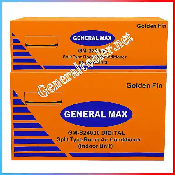 کولر-گازی-جنرال-مکس-24000-دیجیتال-طلایی-GM-S24000-DIGITAL-کارتن-قیمت-نمایندگی-مرکزی-اصلی-موتور-سنگین