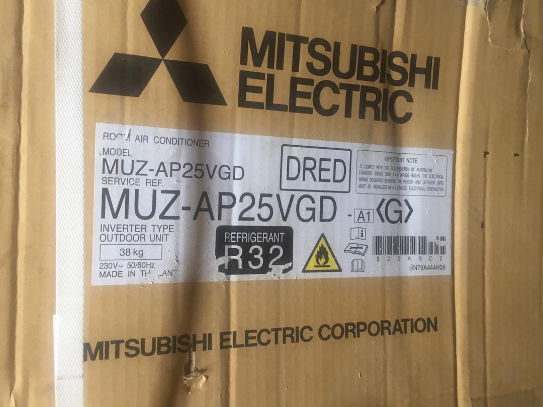 mitsubishi air conditioner msz ap25vgd